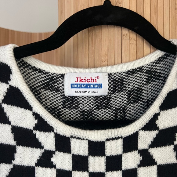 Checkered sweater vest - Picture 2 of 3